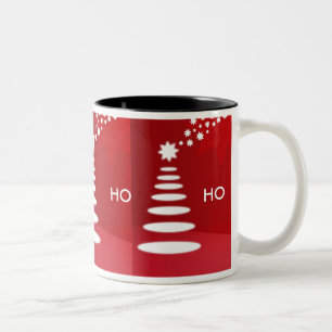 HO HO HO ZWEIFARBIGE TASSE