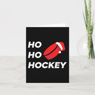 Ho Ho Hockey Weihnachten - Eishockey Karte