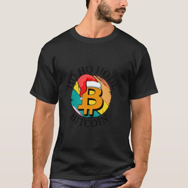 Ho Ho Hodl Bitcoin  T-Shirt (Vorderseite)