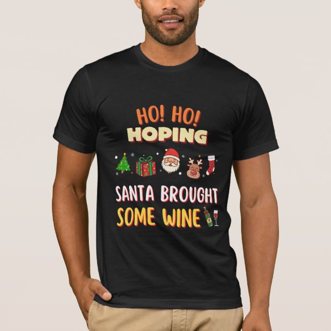 Ho Ho hoffen Weihnachten Special Männer T-Shirt (Vorderseite)