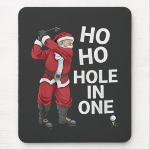 Ho Ho Hole-in-One Lustiger Golf-Weihnachten  Mousepad