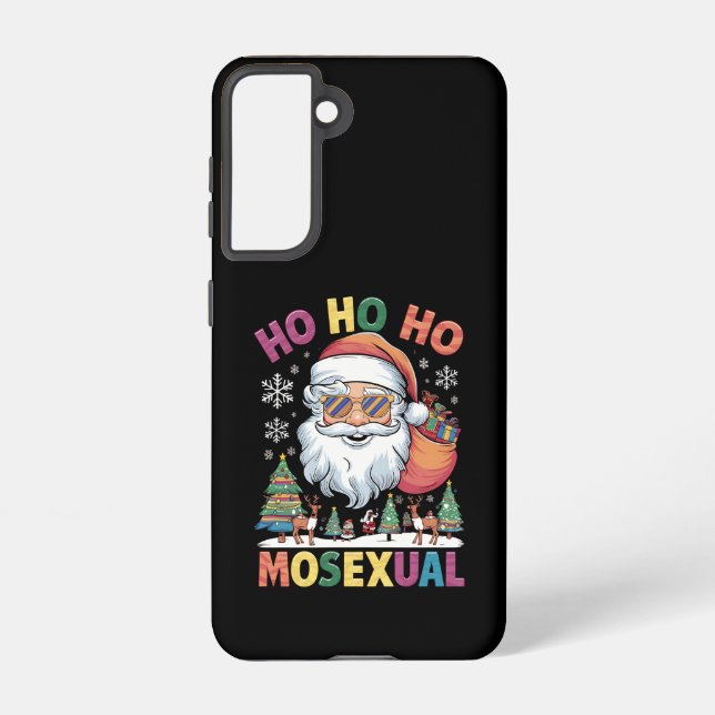Ho Ho Homosexuelle Weihnachten Weihnachtsfeiertag  Samsung Galaxy Hülle (Rückseite)
