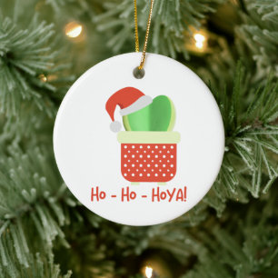 Ho-Ho-Hoya Niedlich Weihnachten Weihnachtsfeier Pf Keramik Ornament