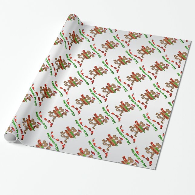 Ho Ho Hump Tag Weihnachtsfeier Geschenkpapier (Ungerollt)