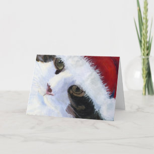 HO HO Kitty Cat Feiertagskarte