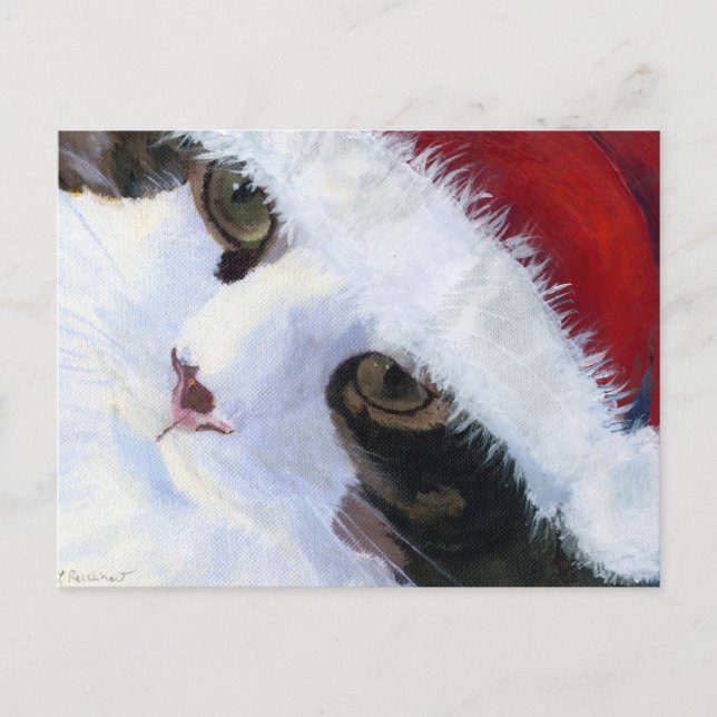 Ho Ho Kitty Cat Postkarte (Vorderseite)