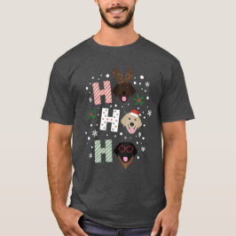 Ho Ho Labrador Retriever Frohe Weihnachten T-Shirt