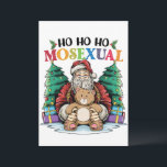 Ho Ho Mosexual Gay Santa LGBTQ Gay Weihnachten Einladung<br><div class="desc">Ho Ho Mosexual Gay Weihnachtsfeiertag Gay Pride</div>