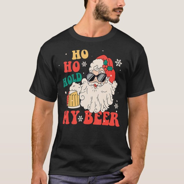 Ho Ho My Ber Santan Sonnenbrillen Groovy Retro Chr T-Shirt (Vorderseite)