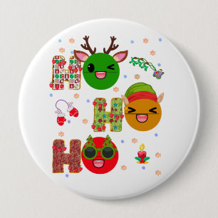 Ho Ho Pharmacy Christmas Squad Xmas   Button
