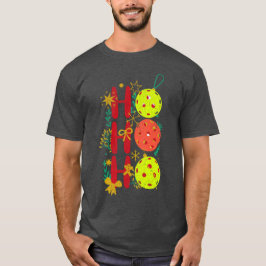 Ho Ho Pickleball Retro Weihnachten T-Shirt