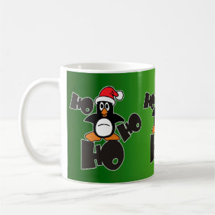 Ho Ho - Pinguin - fröhliche Weihnachten + Ihr Back Tasse