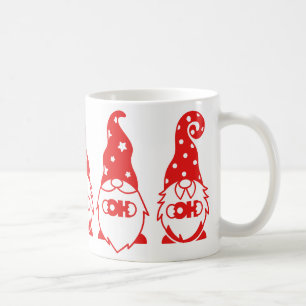 Ho Ho Red Gnomes Coffee Tasse