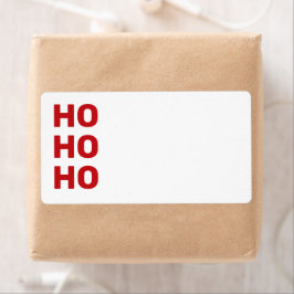 Ho Ho Rot Weihnachtsfeiertage Rücksendeadresse