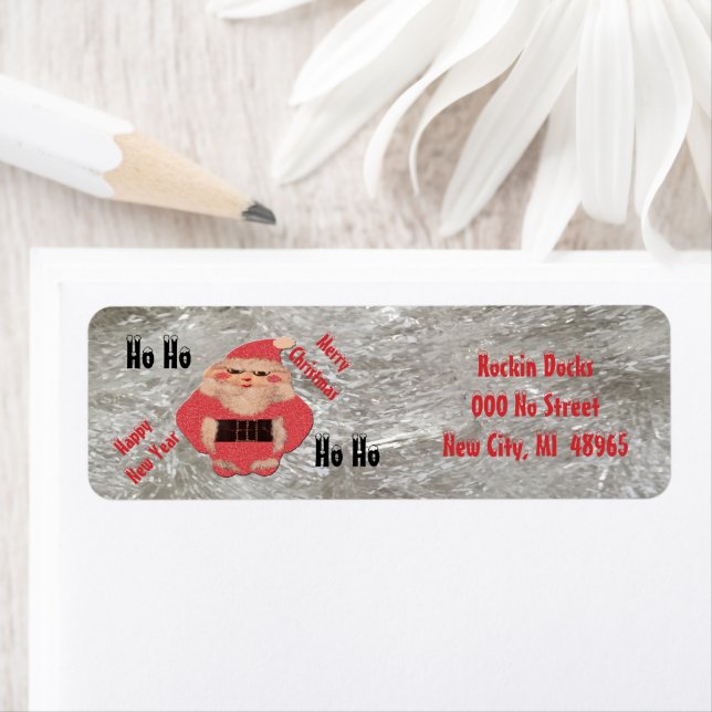 Ho Ho Santa Ivory Glitzer (Insitu)