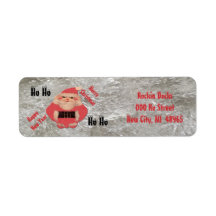 Ho Ho Santa Ivory Glitzer