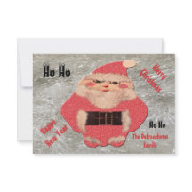 Ho Ho Santa Ivory Glitzer