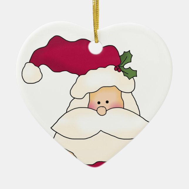 Ho Ho Santa Keepake Ornament (Vorne)