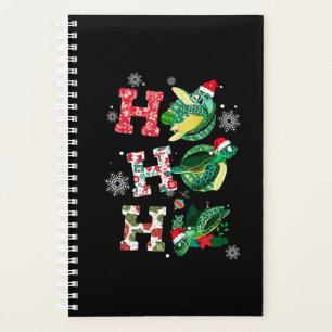 Ho Ho Santa Turtles Weihnachtsdekor Planer