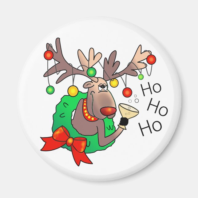 HO HO von SHARON SHARPE Magnet (Vorne)