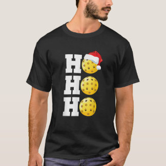 Ho Ho Weihnachten Pickleball Funny Xmas Mens Wome T-Shirt