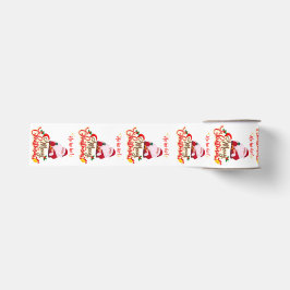 Ho Ho Weihnachten Ripsband