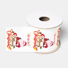 Ho Ho Weihnachten Ripsband