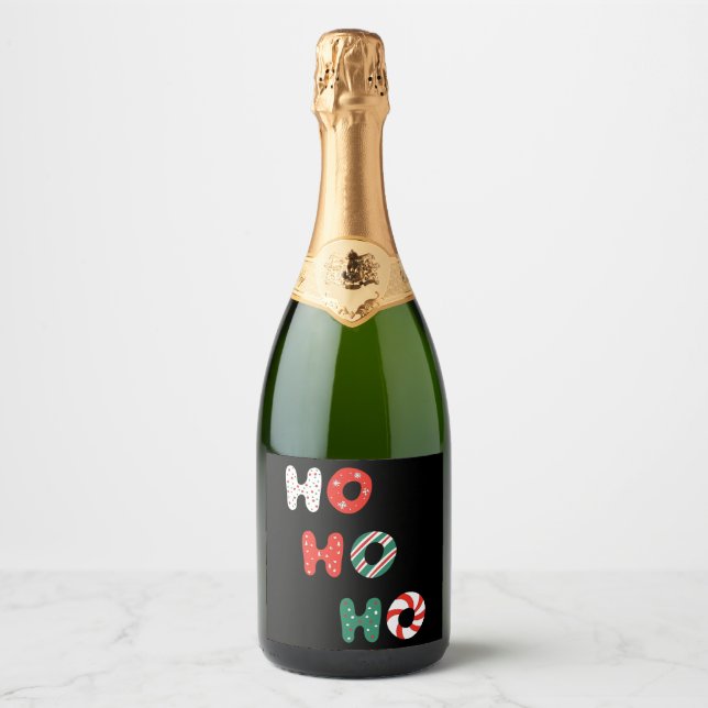Ho Ho Weihnachten Weinkeller (Vorderseite)