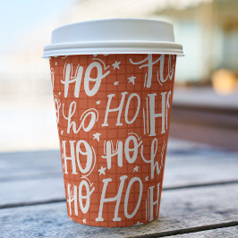 Ho Ho Weihnachtsfeiertag Chic Moderner Kaffee Pappbecher