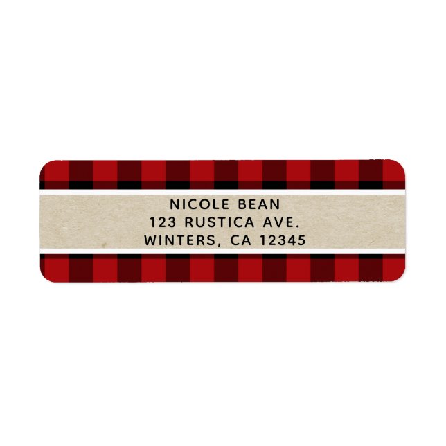 HO HO Weihnachtsfeiertag Red Buffalo Kariert Kraft (Vorne)