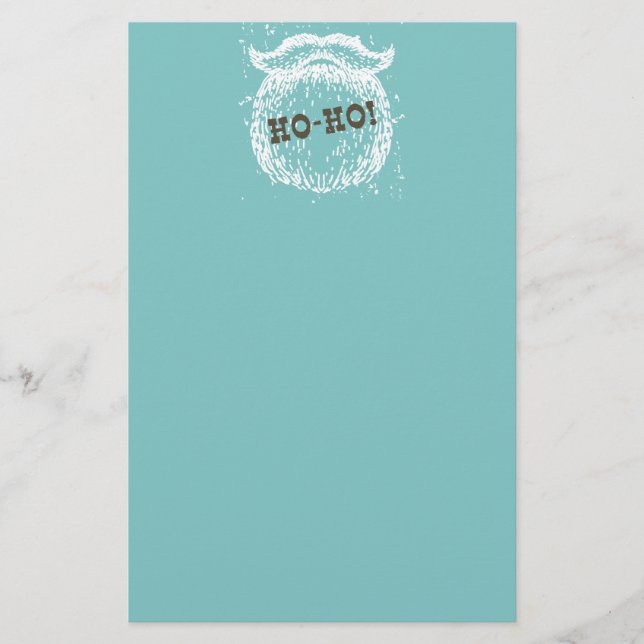 Ho-Ho Weihnachtsfeiertag Weihnachtsfest - Weihnach Briefpapier (Vorderseite)