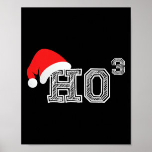 Ho Ho X 3 Dritter Power - Weihnachtsfeiertag Poster