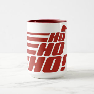 Ho Ho Xmas Tasse - wählen Sie Stil, Farbe