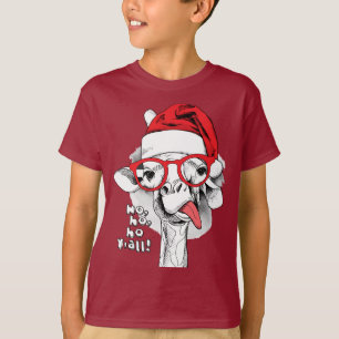 Ho Ho Y’all Giraffe Boys T - Shirt