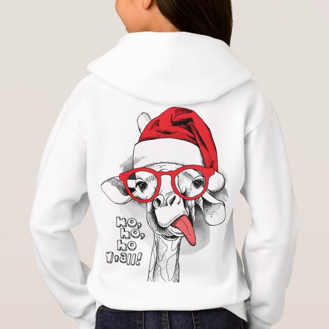 Ho ho y’all Giraffe Hoodie (Rückseite)