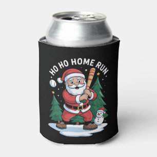 Ho Home Run Weihnachten Santa Baseball Schneemann Dosenkühler