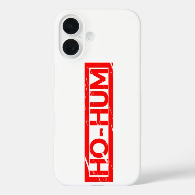 Ho-hum Briefmarke Case-Mate iPhone Hülle (Rückseite)