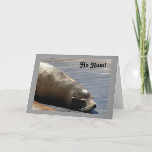 HO HUM! KEIN 50. GEBURTSTAG. KARTE