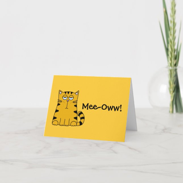 Ho Hum Kitty Karte (Vorderseite)