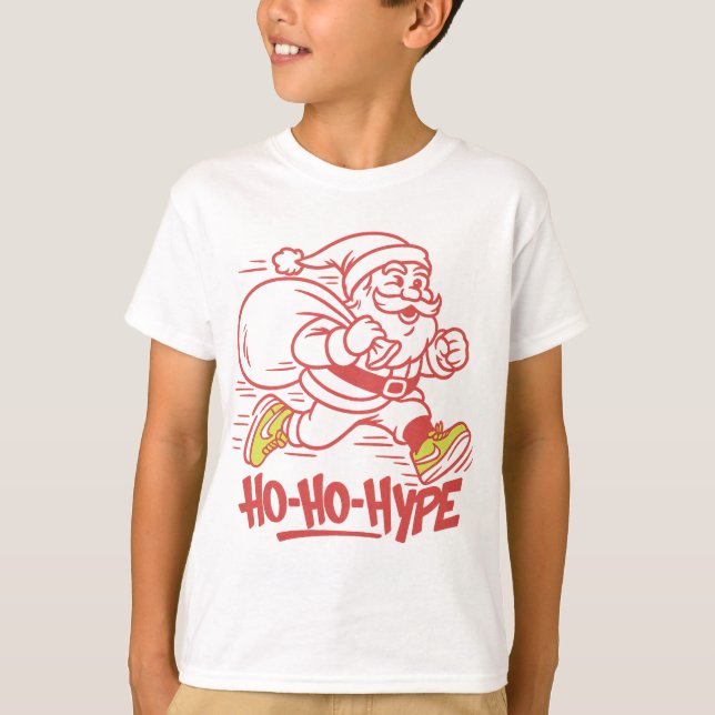 "Ho-Hype - Streetwear Santa Sneaker T-Shirt (Vorderseite)