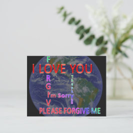 Ho' oponopono Earth Postkarte