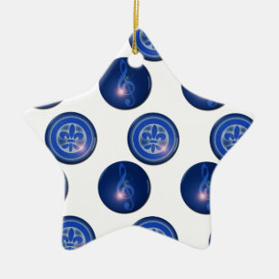 Ho´oponopono Wappenlilie und Schlüssel der Sonne Keramik Ornament