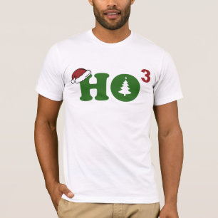 Ho Rauminhalt berechnete frohe Weihnachten T-Shirt