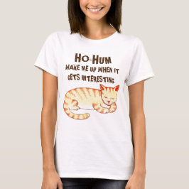 "Ho-Summen" lustiges Katzen-Zitat T-Shirt