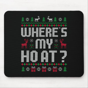 Ho woheres my Ho At_ Frohe Weihnachtspaare Matchi Mousepad