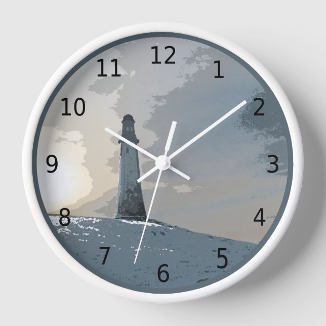 Hoad Monument, Ulverston, John Barrow, Leuchtturm Uhr (Vorderseite)