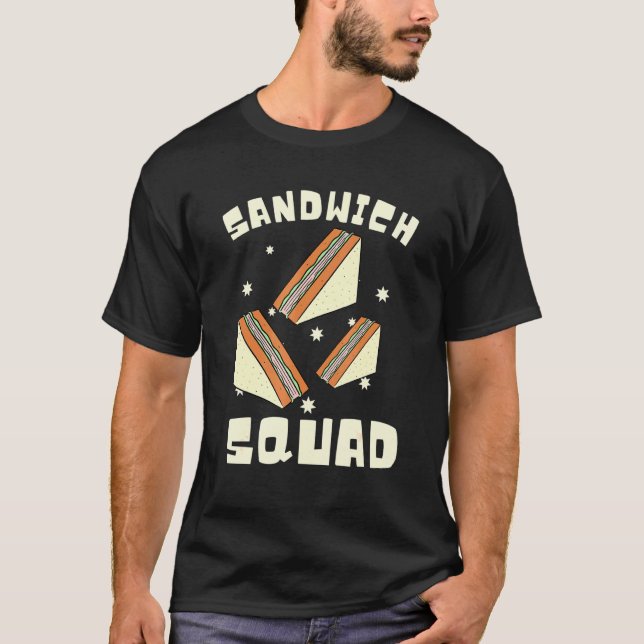 Hoagie Sub Artist und Sandwich Maker Sandwich Sq T-Shirt (Vorderseite)