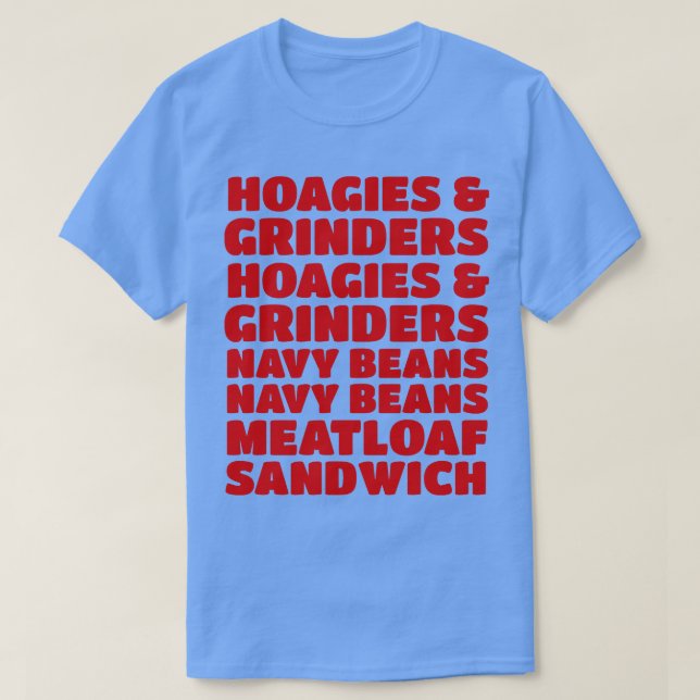 Hoagies Grinders Hoagies Grinders Marine Bohnen Ma T-Shirt (Design vorne)