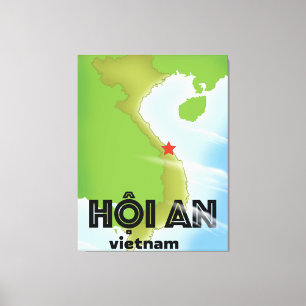 Hoan An Vietnam Reiseplakat Leinwanddruck