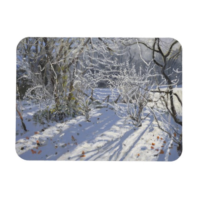 Hoar frost Markeaton Derby.UK.2012 Magnet (Horizontal)